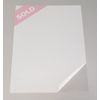Transparent Window Flashcards for LED Window Displays, Optically Clear Window Card for LED Pockets, Printed Message: Sold