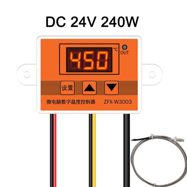 Digital Thermostat for Incubator 12V 24V 110V 220V Temperature Controller  Regulator Control Switch Thermoregulator 10A 220VAC