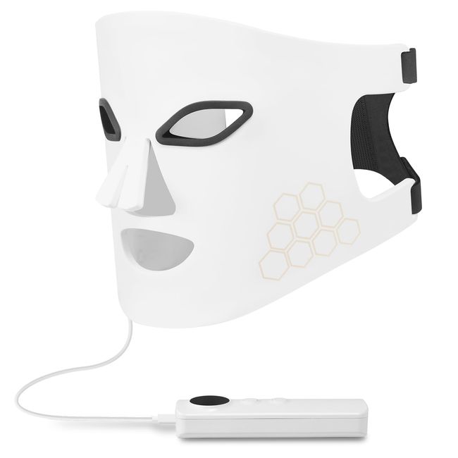 Aimeryup Portable LED Face Mask 4 Colors Light Therapy Facial Photon Beauty Device for Facial Rejuvenation, Wrinkles Reduction, Anti-Aging