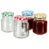 Mini Jam Jars, Set of 4, 80 ml, Colourful