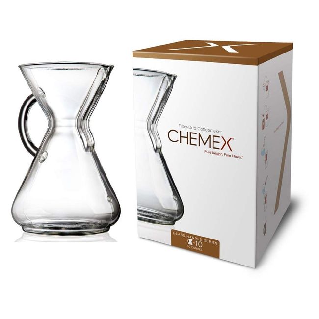 Chemex Pour-Over Glass Coffeemaker - Classic Series - 8-Cup - Exclusive Packaging
