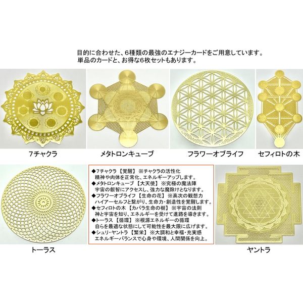Sacred Geometry Energy Card (Yantra)