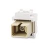 Cable Matters 4-Pack SC UPC Simplex Fiber Optic Keystone Coupler Jack, OM1/OM2/OM3/OM4 Multimode, OS2 Single Mode Support