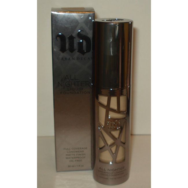 Urban Decay Naked All  Nighter Liquid Foundation  # 3  - 1.0 oz/30 ml NIB