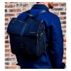 Bababing Meta Changing Backpack and Shoulder Changing Bag Black