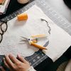 Fiskars Micro-Tip Easy Action Scissors, Precision Cutting Stainless Steel Blades, SoftGrip Handle