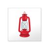 CafePress Camping Lantern Sticker Square Bumper Sticker Car Decal