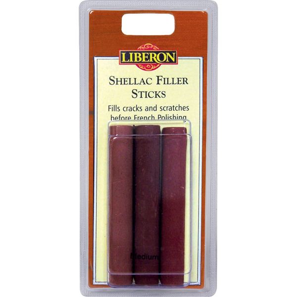 Liberon SFSL Shellac Fill Stick Light (Pack of 3)