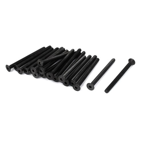 uxcell Hex Socket Socket Bolts, Countersunk Bolts, 10.9 Alloy Steel, Machine Screws, Flat Head, M4 x 2.0 inches (50 mm), Pack of 20