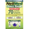 NeilMed's Sinus Rinse Extra Strength Pre-Mixed Hypertonic Packets, 70 Count Box