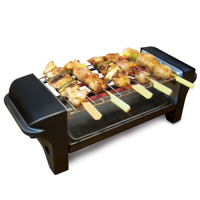 applife Single Person Yakitori Grill | Electric Tabletop Stove, Removable Net, Washable, Easy to Clean, Yakitori Maker, Compact, Perfect for Drinking at Home or Evening Drink