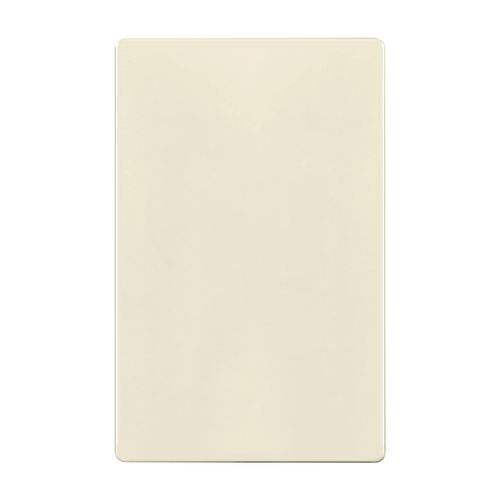 ENERLITES Screwless Blank Wall Plate, Child Safe Blank Device Outlet Cover, Standard Size, 1-Gang 4.68" x 2.93", Polycarbonate Thermoplastic, UL Listed, SI8801-LA, Glossy, Light Almond