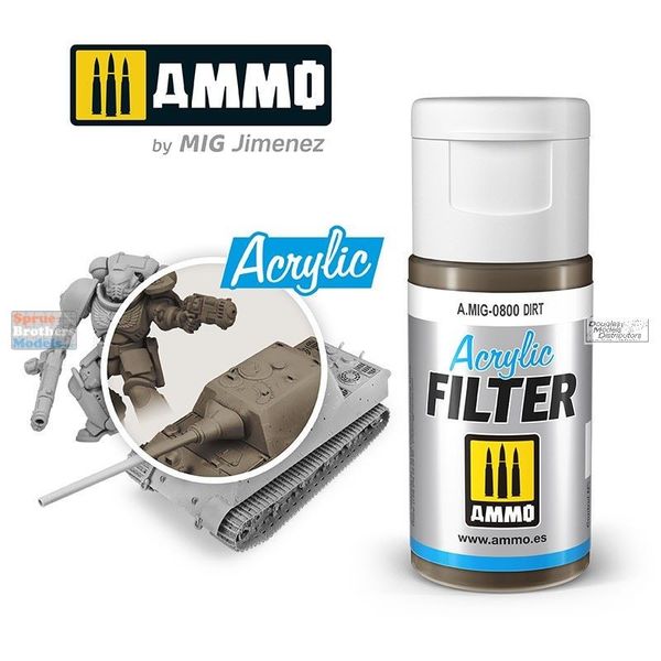 AMM0800 AMMO by Mig Acrylic Filter - Dirt (15ml)