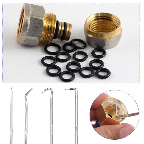 M METERXITY O-Ring 90 Degree Pick - Oil Seal Gasket Precision Screwdriver Puller Remover, Sturdy Durable, Apply to Engine Block Cylinder Heads (180mm, Blue)