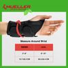 MUELLER Fitted Wrist Brace for Left Hand, Large/X-Large, Black
