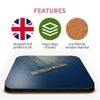 Great Single Coaster Square - Cargo Container Ship |Glossy Quality Coasters | Tabletop Protection for Any Table Type #13155