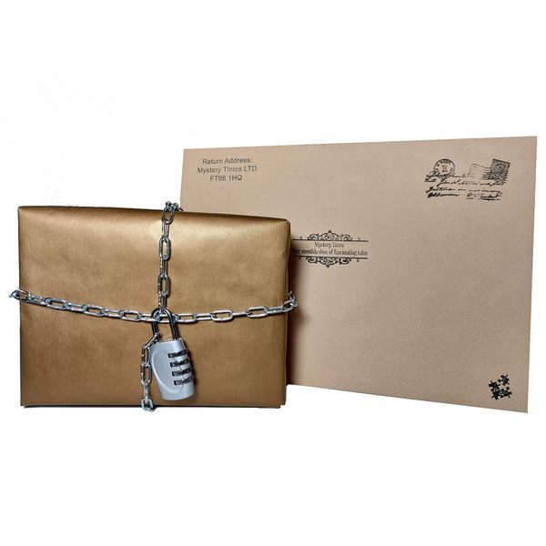 Escape Room Game Kit With Lockable Gift Box - Lost Treasure Mystery
