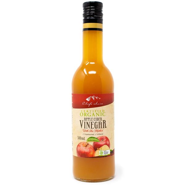 Chef's Choice Organic Apple Cider Vinegar with Mother 16.9 fl oz (500 ml) Organic Apple Cider Vinegar with Mother (16.9 fl oz (500 ml)