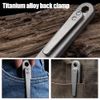 Pry Bar, Titanium Alloy Pry Tool with Bottle Opener/Wrench/Nail Puller Function for Outdoor Use