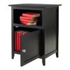 Winsome Henry Accent Table, 19 inches, Black