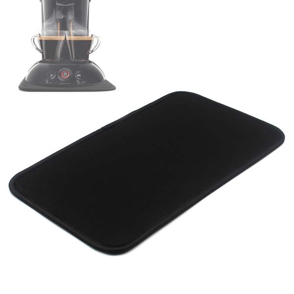 40 * 23CM Unterlage Matte aus Nylon für Kaffeemaschine, Küchenmaschinen, Rührgeräte und Mixer- Gleitbrett Passend für Senseo Kaffeemaschine HD6554/68, Kaffeemaschine Zubehör Pad, Schwarz