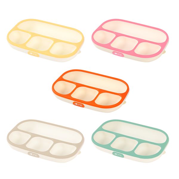 Juni suction plate silicone baby plate infant food plate self-directed baby food preparation