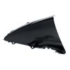 Black Dual Bubble Windshield Windscreen For Yamaha YZF R6 2003-2005 2004 PMMA