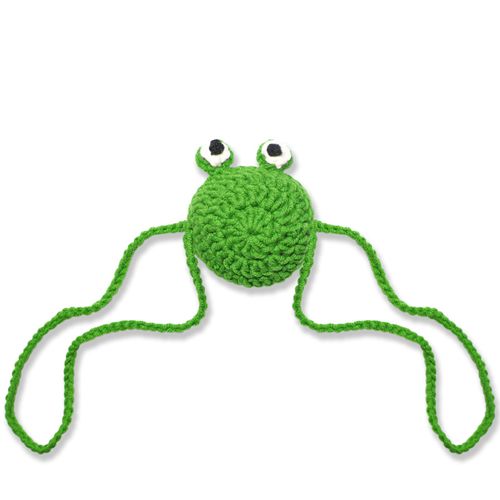 Maianruiy Hand Knitting Nose Warmer Fun Animal Gift Keep Nose Warm Nose Cover Winter Nose Warmers for All of the peple Dust Anti Air Conditioning(Green frogs)