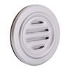 CRL Satin Anodized Finish Aluminum No-Draft Speak-Thru