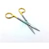 12 GOLD HANDLE IRIS MICRO DISSECTING SCISSORS STRAIGHT 4.5"
