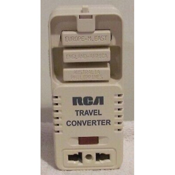 RCA Travel Voltage Adapter Model AH250 (50 or below Watt power) Power Converter