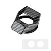 1 Pc Car Engine Start Stop Button Cover Push to Start Button Ignition Switch Protective Cover Sticker (Carbon Fiber)