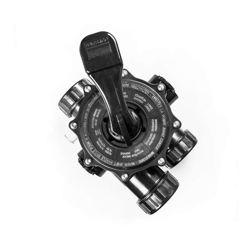 Lacron Swimming Pool Sand Filter Multiport Valve Black