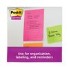 Post-it Notes Super Sticky Pads in Energy Boost Collection Colors, Note Ruled, 4