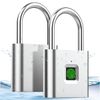 Waterproof Fingerprint Padlock Keyless Lock Rechargeable Smart Lock Gym Locker