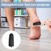 12Pcs Foot File Replacement Rollers for Flawless Pedi Include Extra Coarse & Fine Rollers Attachment Set,Roller Replacement Heads,Foot Grinder Roller Heads for Electronic Tool File Tool(Black & Gray)
