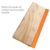 Caydo 9.4 inch Screen Printing Squeegee, 75 Durometer Wooden 4.3 inch Wide