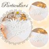 WRNZL White Wedding Garters for Bride