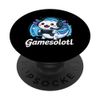Gamesolotl Cute Axolotl Gaming Fun PopSockets Adhesive PopGrip