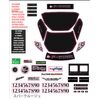 GT-ADVANCED Official Sparkle Rouge Headband Sticker (Decare Studio)