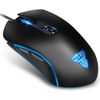 FANTECH Basic Wired Gaming Mouse X9 RGB 7 Macro Button Programmable True 4800 DPI Claw Grip Comfortable Beginner Gaming Mouse for Window PC Black