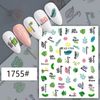 LANODO 6 Pcs Nail Stickers, Beautiful, 3D, Spring and Summer, Flower Plants, Multiple Styles, DIY Nail Sticker Set