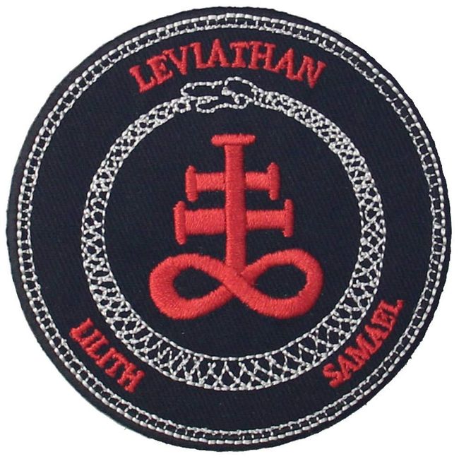 Satanic Magic Embroidered Iron-On / Sew On Patch