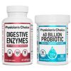 Physician's CHOICE Gut Health Bundle, Probiotics + Enzymes, 30+60 Ct