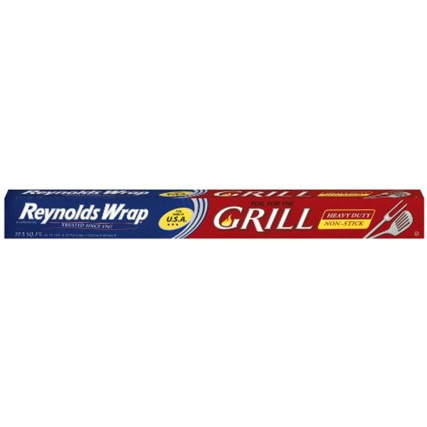 Reynolds Wrap Aluminum Foil for The Grill, 37.5 Sq Ft (Pack of 4)