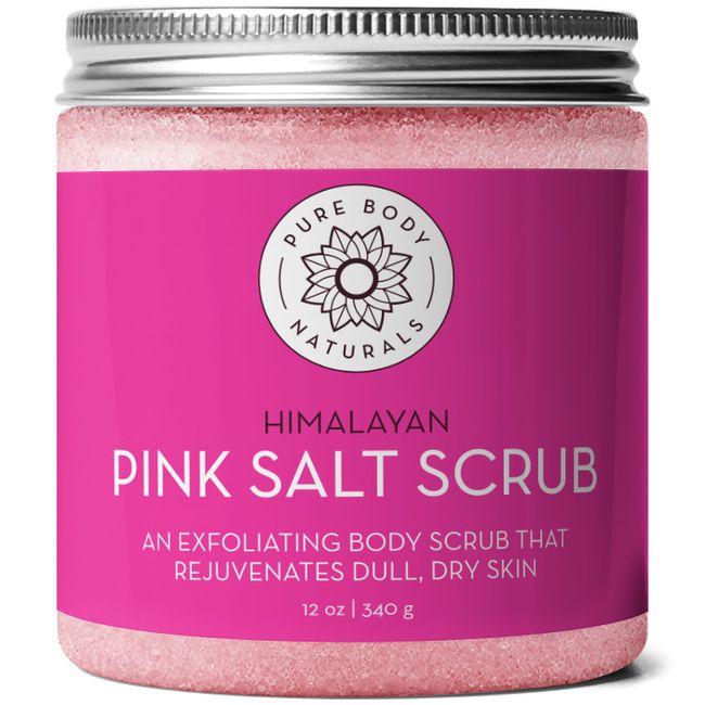 Pure Body Naturals Himalayan Pink Salt Scrub