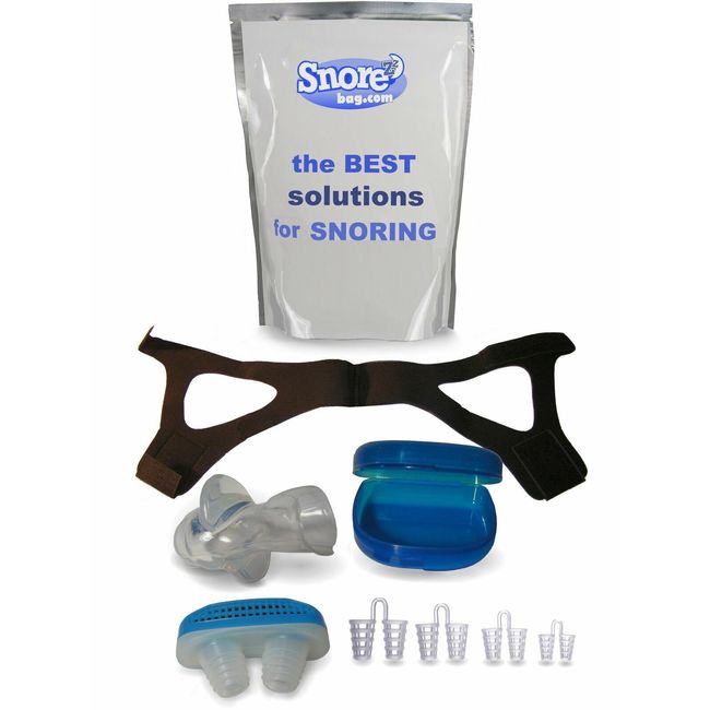 6 pc lot SNORE BAG QUIET NIGHT BREATHING STOP SNORING AID sealed