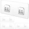 4 Pack Shower Caddy Adhesive Replacement, Strong Adhesive Sticker Hooks for Corn