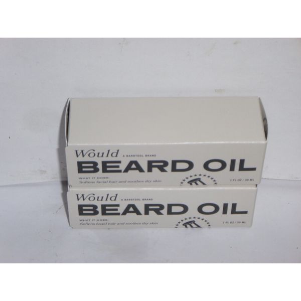 (2 pack) Would beard oil --  Soften Facial Hair & Soothes Dry Skin -- 1oz Each