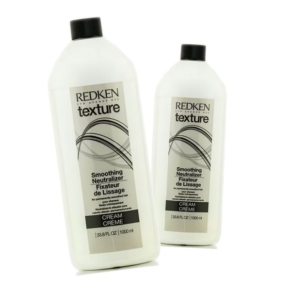 Redken Texture Smoothing Neutralizer Cream 33.8 oz - Pack of 2